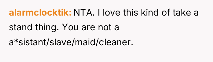 alarmclocktik NTA. I love this kind of take a stand...