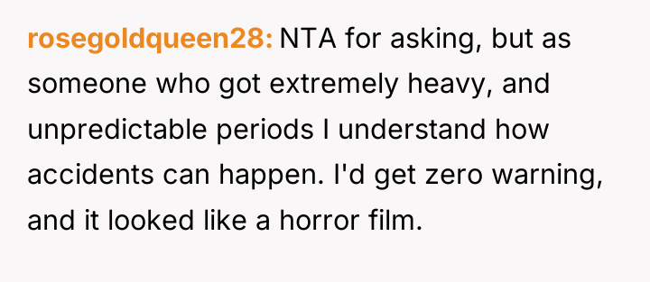 rosegoldqueen28 NTA for asking, but as someone who got extremely...