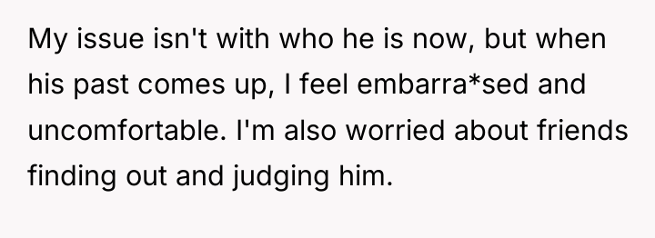 My issue isn't with who he is now, but when...