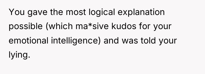 You gave the most logical explanation possible (which ma*sive kudos...