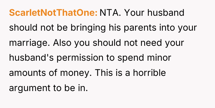 ScarletNotThatOne NTA. Your husband should not be bringing his parents...