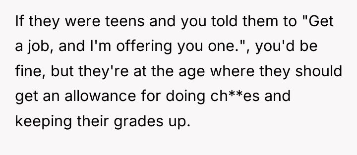 If they were teens and you told them to "Get...