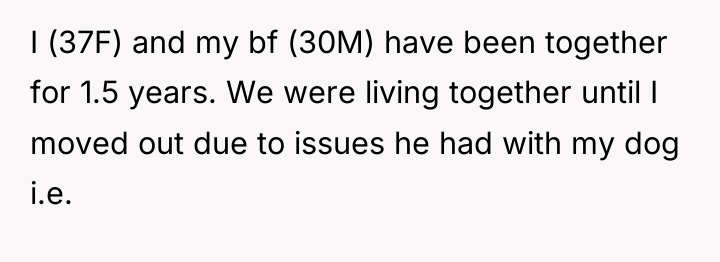 I (37F) and my bf (30M) have been together for...