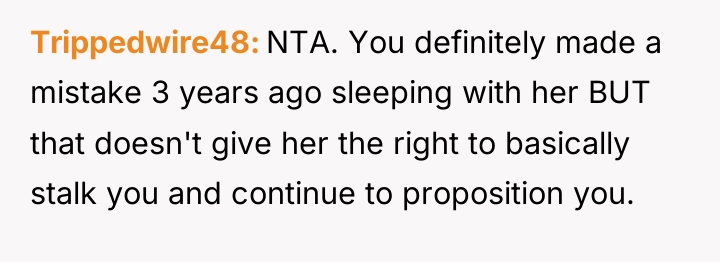 Trippedwire48 NTA. You definitely made a mistake 3 years ago...
