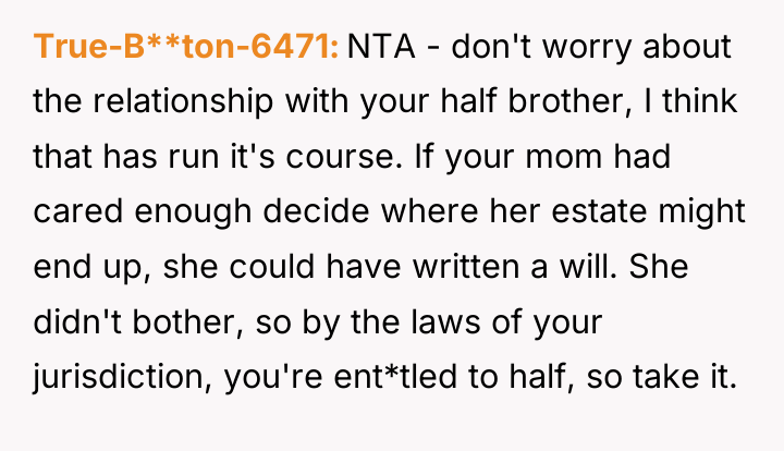 True-B**ton-6471 NTA - don't worry about the relationship with your...