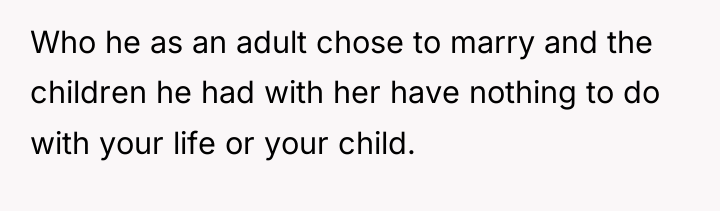 Who he as an adult chose to marry and the...