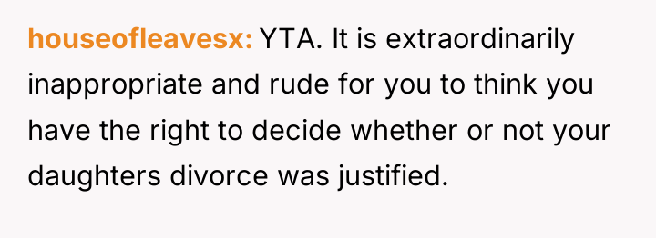 houseofleavesx YTA. It is extraordinarily inappropriate and rude for you...