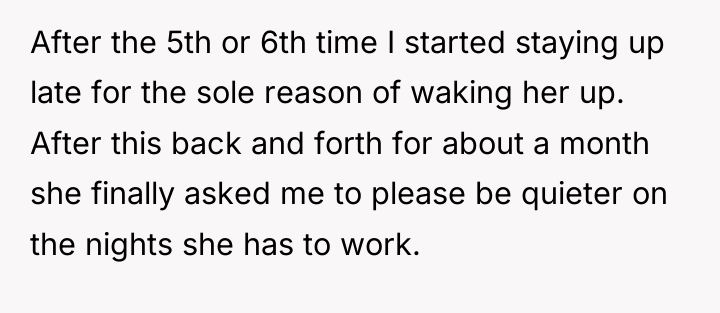 After the 5th or 6th time I started staying up...