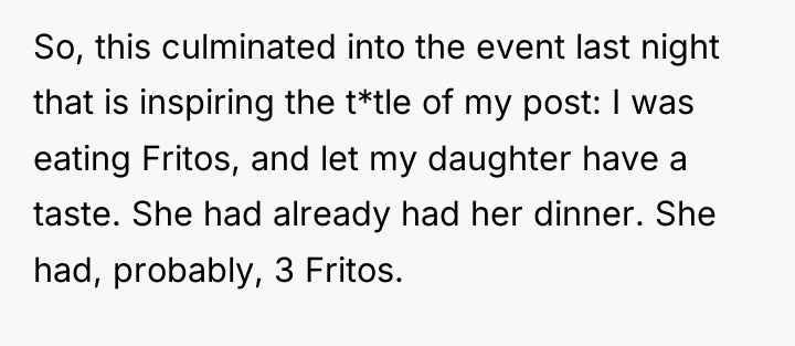 So, this culminated into the event last night that is...