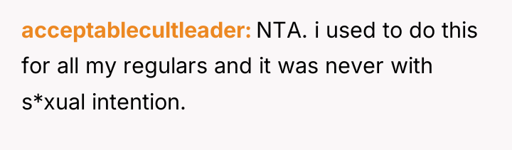 acceptablecultleader NTA. i used to do this for all my...