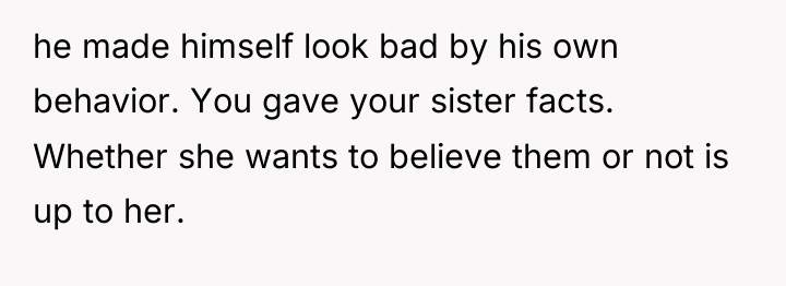he made himself look bad by his own behavior. You...