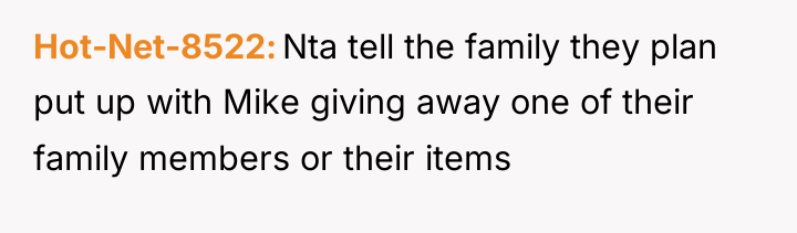 Hot-Net-8522 Nta tell the family they plan put up with...