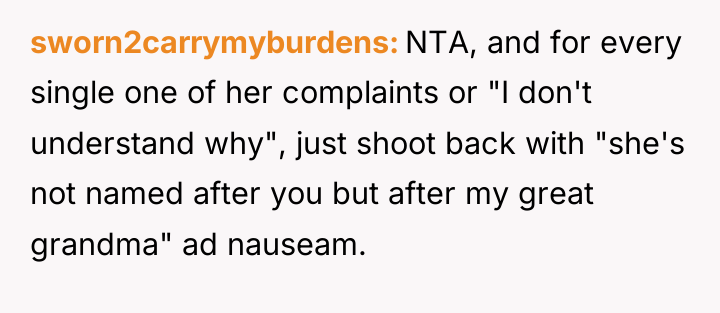 sworn2carrymyburdens NTA, and for every single one of her complaints...