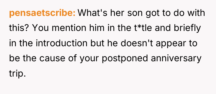 pensaetscribe What's her son got to do with this? You...