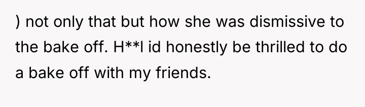 ) not only that but how she was dismissive to...