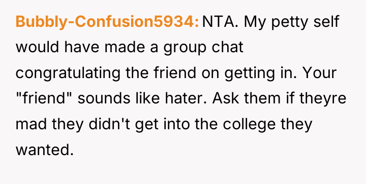 Bubbly-Confusion5934 NTA. My petty self would have made a group...