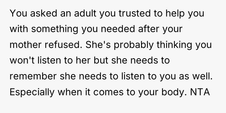You asked an adult you trusted to help you with...