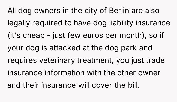 All dog owners in the city of Berlin are also...