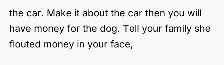 the car. Make it about the car then you will...