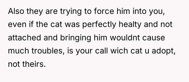 Also they are trying to force him into you, even...