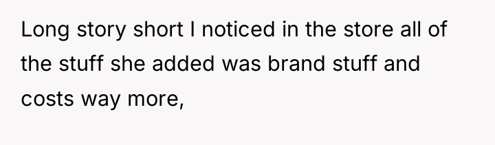 Long story short I noticed in the store all of...