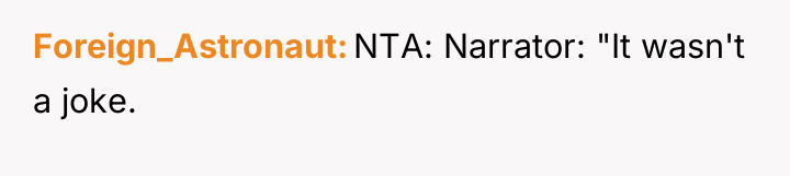 Foreign_Astronaut NTA: Narrator: "It wasn't a joke.