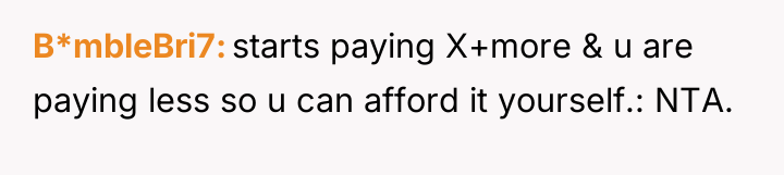 B*mbleBri7 starts paying X+more & u are paying less so...