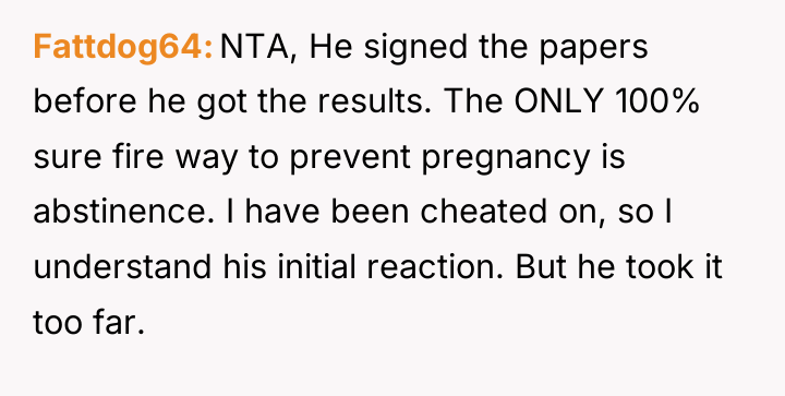 Fattdog64 NTA, He signed the papers before he got the...