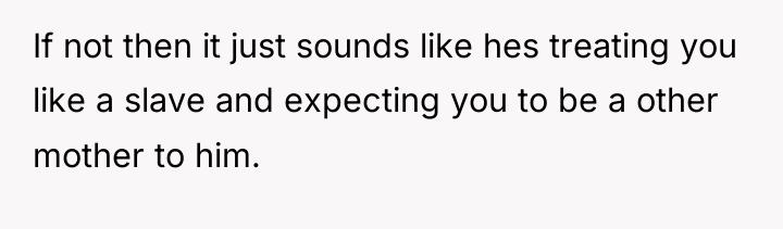 If not then it just sounds like hes treating you...
