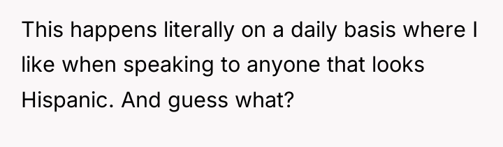 This happens literally on a daily basis where I like...