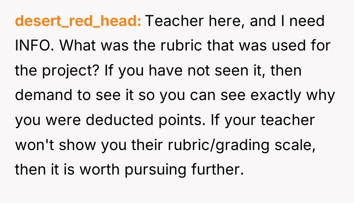 desert_red_head Teacher here, and I need INFO. What was the...