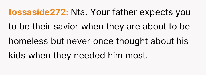 tossaside272 Nta. Your father expects you to be their savior...