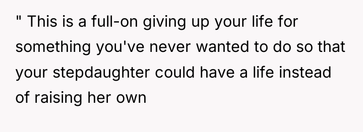 " This is a full-on giving up your life for...