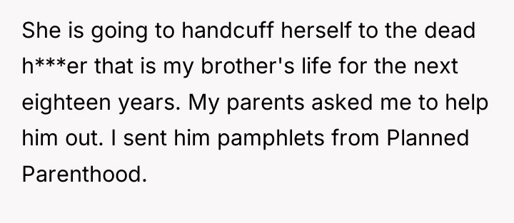 She is going to handcuff herself to the dead h***er...