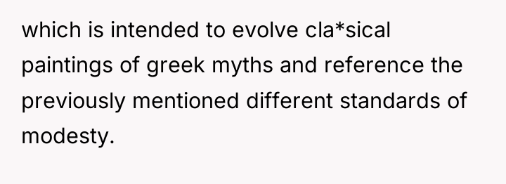 which is intended to evolve cla*sical paintings of greek myths...