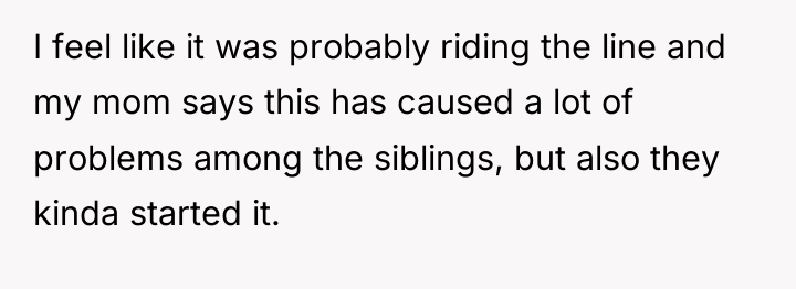 I feel like it was probably riding the line and...
