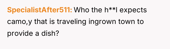 SpecialistAfter511 Who the h**l expects camo,y that is traveling ingrown...