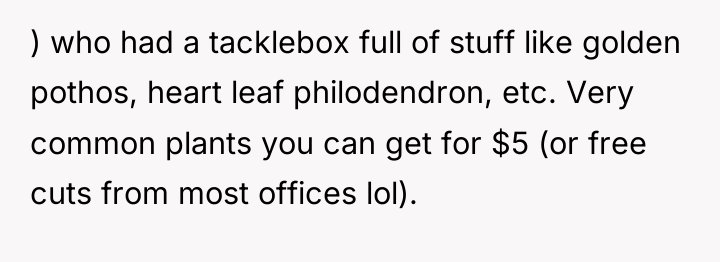 ) who had a tacklebox full of stuff like golden...
