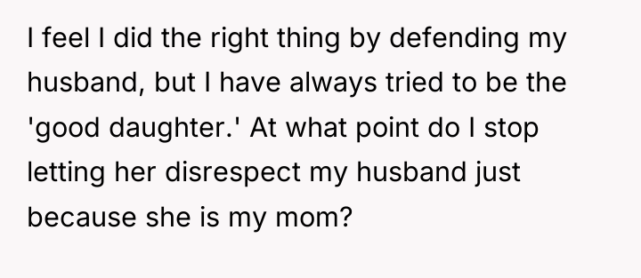 I feel I did the right thing by defending my...