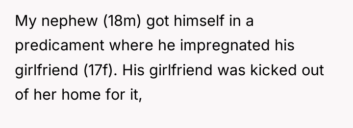 My nephew (18m) got himself in a predicament where he...