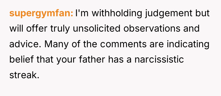 supergymfan I'm withholding judgement but will offer truly unsolicited observations...