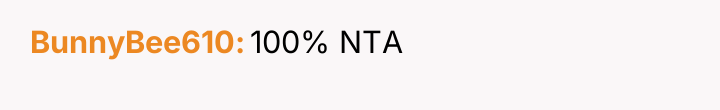 BunnyBee610 100% NTA