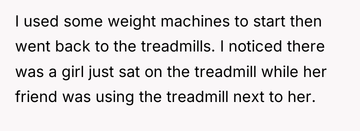 I used some weight machines to start then went back...