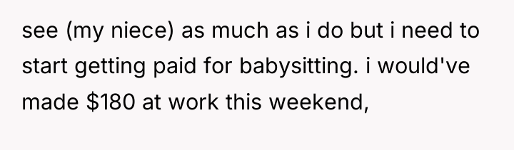 see (my niece) as much as i do but i...