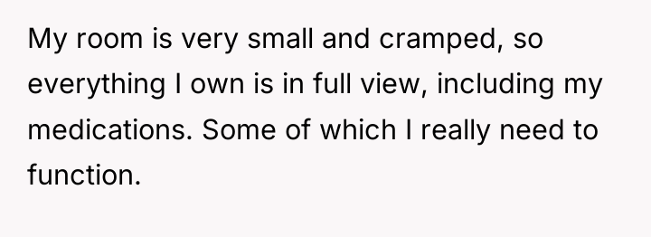 My room is very small and cramped, so everything I...