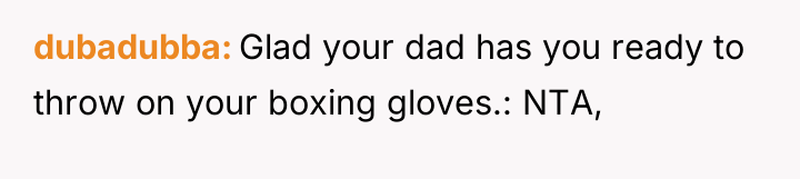 dubadubba Glad your dad has you ready to throw on...