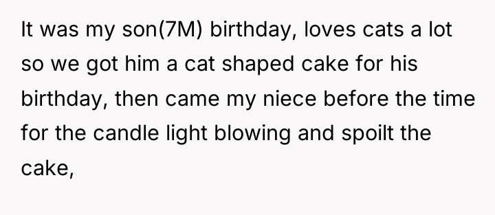 It was my son(7M) birthday, loves cats a lot so...