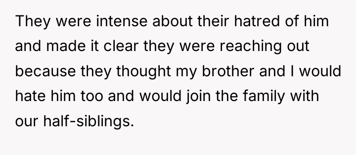 They were intense about their hatred of him and made...