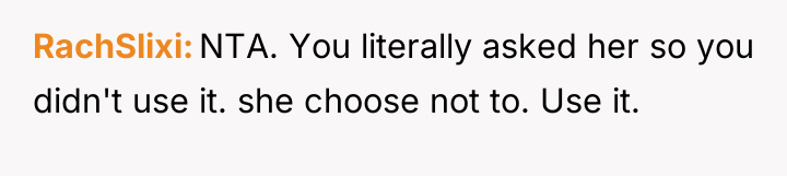 RachSlixi NTA. You literally asked her so you didn't use...