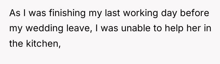 As I was finishing my last working day before my...